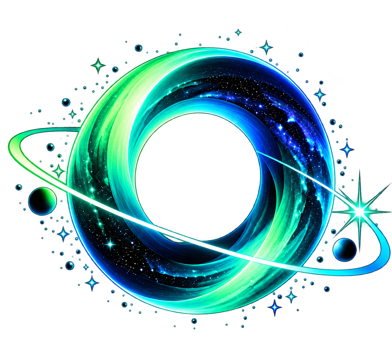 The Cosmic Rubber Band Theory Logo